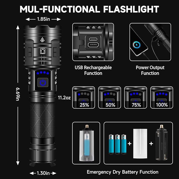 Linterna led super potente